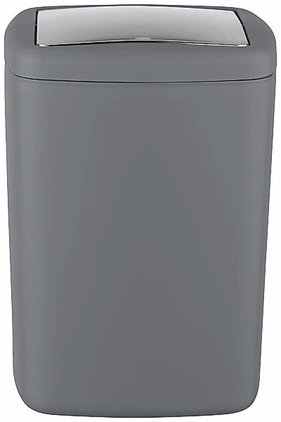 Wenko Schwingdeckeleimer Barcelona L Anthrazit  8.5 l  (TPE) 20.5 x 28.5 x günstig online kaufen