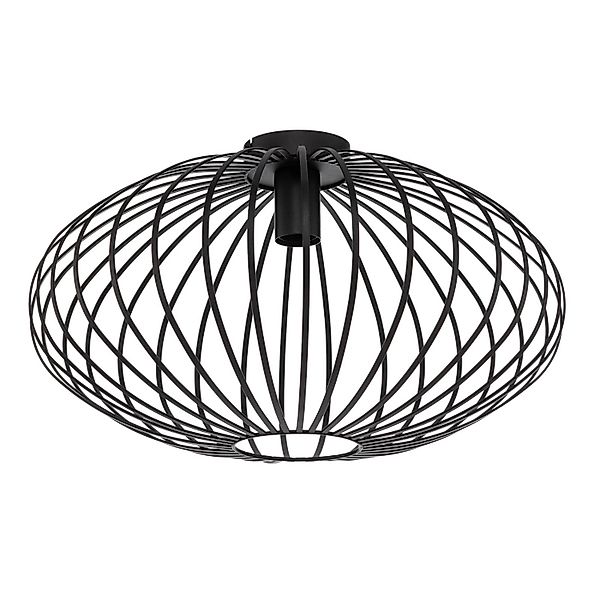 Lindby Deckenlampe Maivi 10012903 Modern in Schwarz aus Metall 1-flammig E2 günstig online kaufen