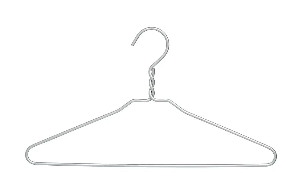 Bügel  Dry Cleaner ¦ silber ¦ Metall Aufbewahrung > Kleiderbügel - Höffner günstig online kaufen