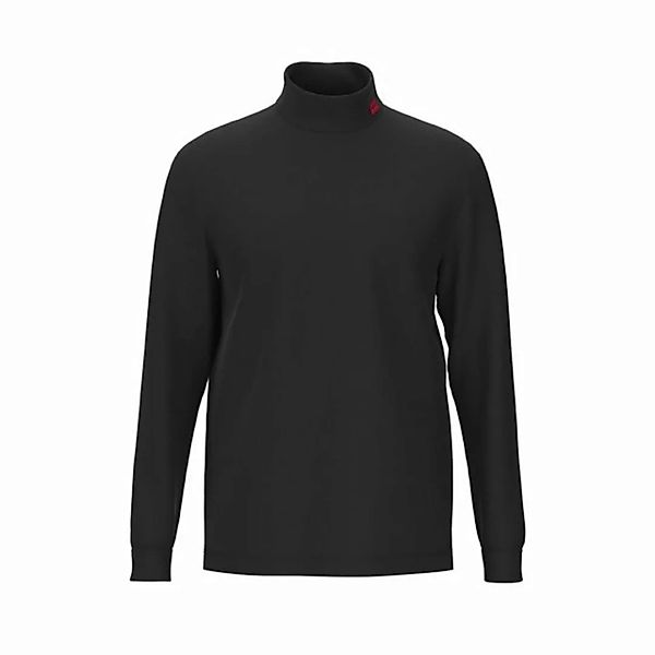 HUGO T-Shirt Herren Longsleeve - DEROLLO224, Stehkragen günstig online kaufen