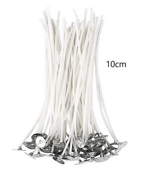 Bienenbiya Kerzenhalter Kerzendochte 50 Stk. 10 cm lang mit Metallfuß (100% günstig online kaufen