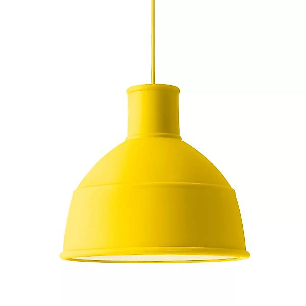 Pendelleuchte Unfold plastikmaterial gelb - Muuto - Gelb günstig online kaufen