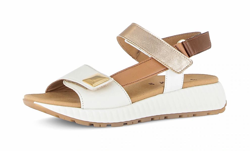 Gabor Keilsandalette Riemchensandale, Sommerschuh mit edlem Schmuckelement günstig online kaufen