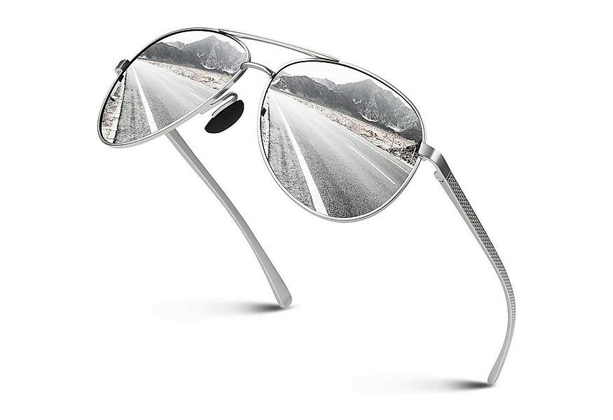 LuxusKollektion Pilotenbrille Polarisierte Pilotenbrille Herren Al-Mg Rahme günstig online kaufen