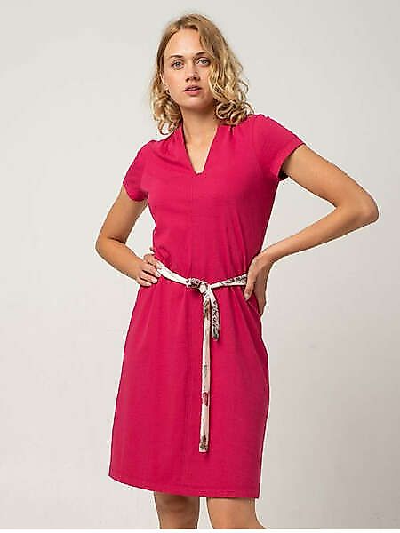 Alma&Lovis Damen Kurzarm-kleid Reine Bio-baumwolle günstig online kaufen