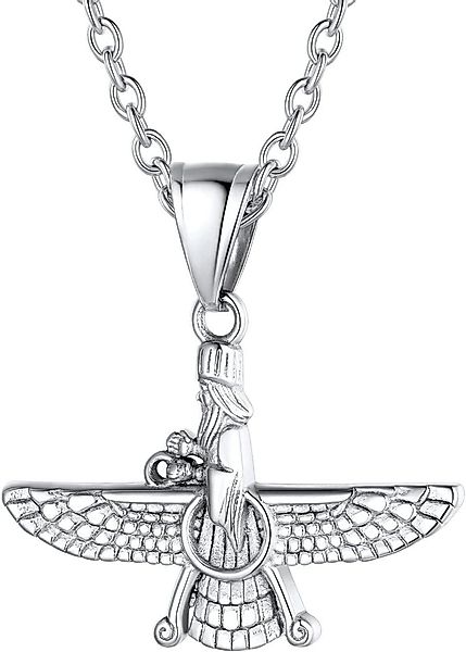 LuxusKollektion Kette und Anhänger Set Faravahar günstig online kaufen