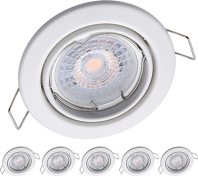 Oktaplex lighting LED Einbaustrahler 6 Stück günstig online kaufen