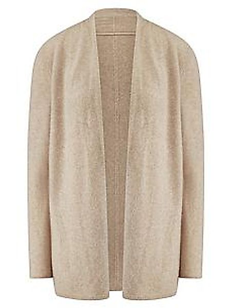 Long-Strickjacke aus Kaschmir include beige günstig online kaufen
