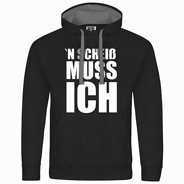 deinshirt Kapuzenpullover Herren Kapuzenpullover N Scheiß muss ich Mit Prin günstig online kaufen