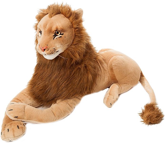 BRUBAKER Kuscheltier Löwe 110 cm liegend (1-St., König der Tiere), Stofftie günstig online kaufen
