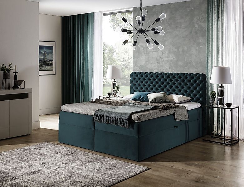 Fun Möbel Boxbett Schlafzimmerbett WILLIAM in günstig online kaufen