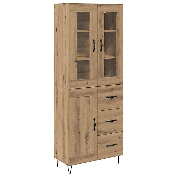 vidaXL Highboard Artisan-Eiche 69,5 x 34 x 180 cm Holzwerkstoff 3402703 günstig online kaufen
