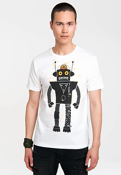 LOGOSHIRT T-Shirt "Roboter Logoshirt Logo", mit Roboter-Print günstig online kaufen