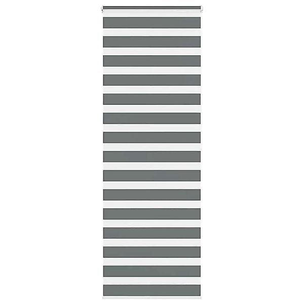 vidaXL Doppelrollo Dunkelgrau 90x200 cm Stoffbreite 85,9 cm Polyester 40141 günstig online kaufen