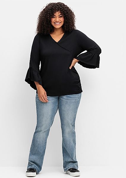 sheego by Joe Browns 3/4-Arm-Shirt "T-Shirt" 1 Stk. tlg. günstig online kaufen