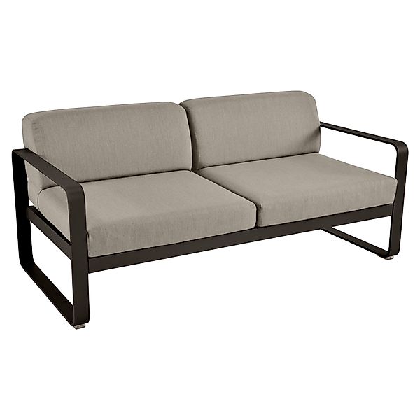 Bellevie Lounge-Sofa 2-Sitzer E3 Tonka B8 Taupegrau günstig online kaufen