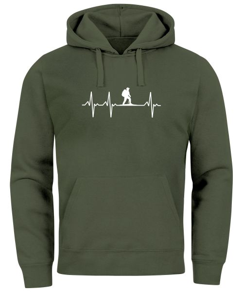 Neverless Hoodie Hoodie Herren Print Wanderer günstig online kaufen