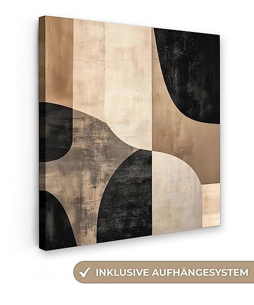 OneMillionCanvasses® Leinwandbild Abstrakt - Flugzeuge - Schwarz - Rund, Fo günstig online kaufen