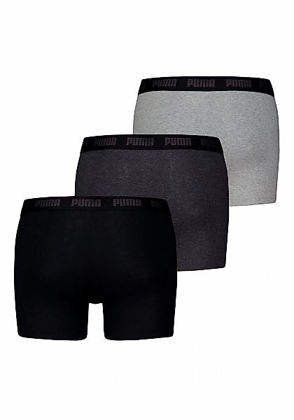 Puma 3-er Set Basic Boxer Schwarz günstig online kaufen