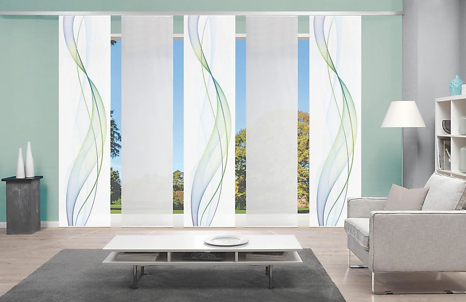 Vision S Schiebegardine "5ER SET HEIGHTS" Paneelwagen 5 Stk. tlg. HxB: 260x günstig online kaufen