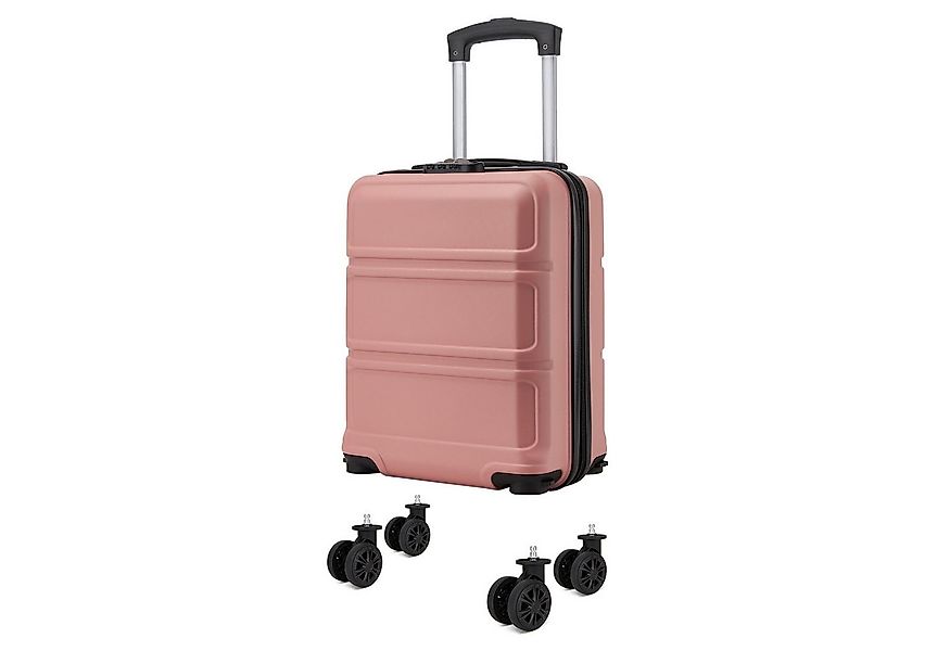 KONO Handgepäckkoffer mit abnehmbaren Rollen Leichter Kabinenkoffer (ABS+PC günstig online kaufen