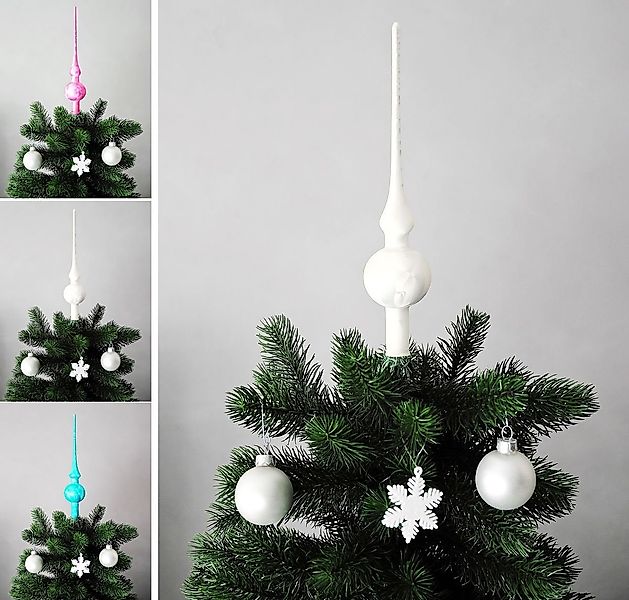 JACK Christbaumspitze JACK Christbaumspitze Spitze Glas 28cm Eislack Glanz günstig online kaufen