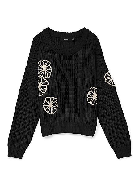 Vero Moda Rundhalspullover VMLAURA LS O-NECK günstig online kaufen