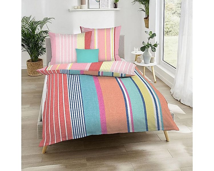TRAUMSCHLAF Bettwäsche Dutch, Seersucker, 2 teilig, bunte Seersucker Bettwä günstig online kaufen