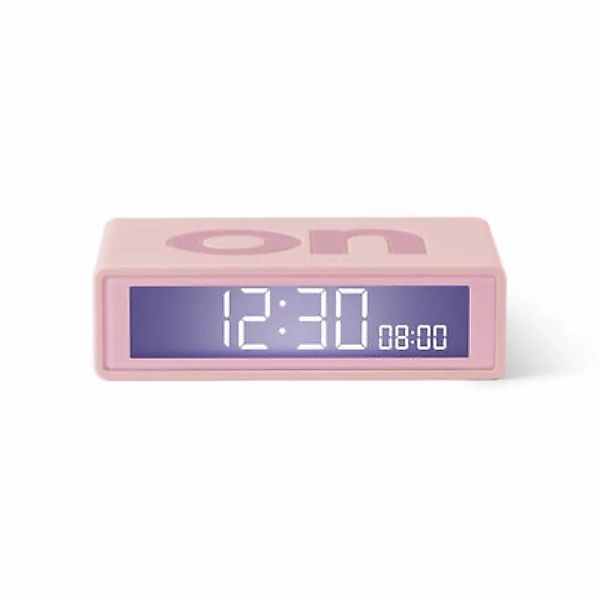 LCD-Wecker Flip + Travel plastikmaterial rosa / Wendbarer Mini-Reisewecker günstig online kaufen