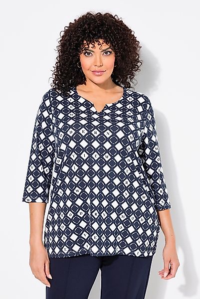 Ulla Popken T-Shirt Shirt grafischer Druck günstig online kaufen