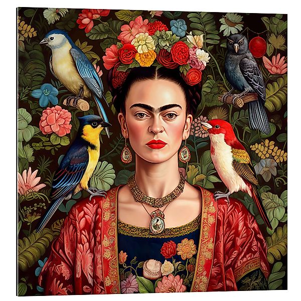 Posterlounge Wandbild Frida Kahlo mit exotischen günstig online kaufen