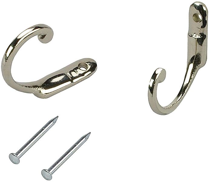 Liedeco Zierhaken, Gardinen, Vorhänge, (Set, 2-St), günstig online kaufen
