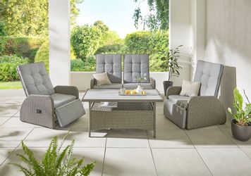 KONIFERA Gartenlounge-Set "Vigo" Set, 2x Sessel, 1x 2er Sofa, 1x Tisch 120x günstig online kaufen