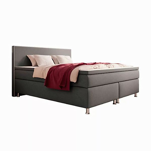 interbed Boxspringbett Gent 140x200cm (Komplettset, Komplettbett), Webstoff günstig online kaufen