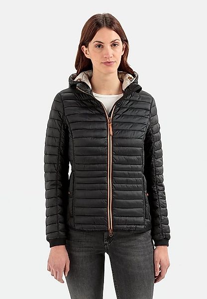 camel active Steppjacke leicht wattiert Langarm Kapuze Markenlabel günstig online kaufen