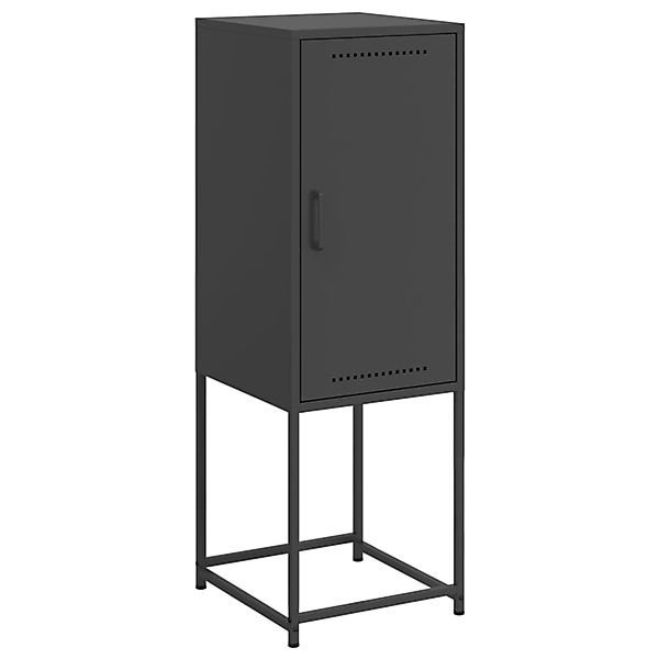 vidaXL Highboard Schwarz 36x39x107 cm Stahl 846530 günstig online kaufen