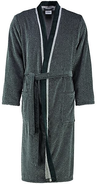 Cawö - Herren Bademantel Kimono 4839 - Farbe: silber/schwarz - 79 - M günstig online kaufen