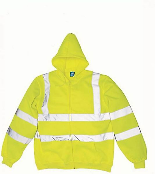 YOKO Warnschutz-Shirt Herren Hi Vis Zip Hoodie / EN ISO20471 Klasse 3 günstig online kaufen
