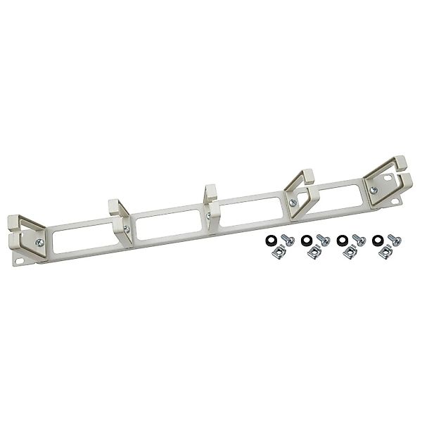 HMF 66455 Rangierpanel für Serverschrank 19 Zoll 1 HE 5 Führungsbügel Licht günstig online kaufen