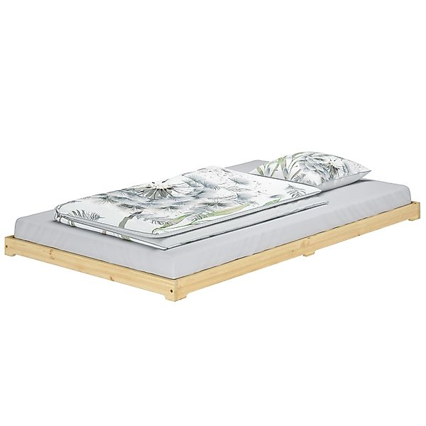 ERST-HOLZ Bett Extra Niedriges Futonbett Bettrahmen günstig online kaufen