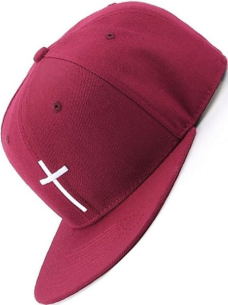 Bexxwell Snapback Cap mit Kreuz-Stickerei (optimale Passform, Unisex) günstig online kaufen