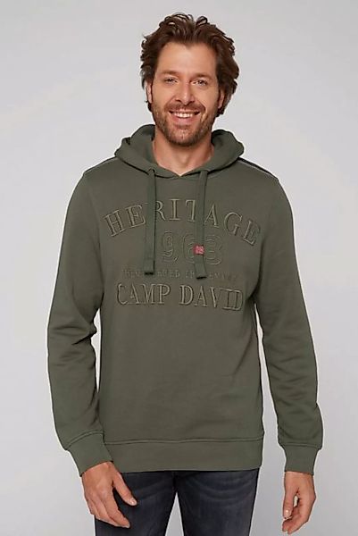 CAMP DAVID Kapuzensweatshirt mit Logostickereien günstig online kaufen