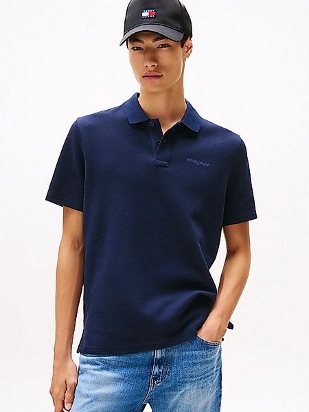 Tommy Jeans Poloshirt TJM WAFFLE SCRIPT regular fit, mit Struktur, Polokrag günstig online kaufen
