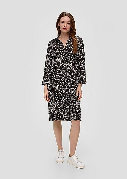s.Oliver Minikleid Hemdblusenkleid mit All-over-Print günstig online kaufen