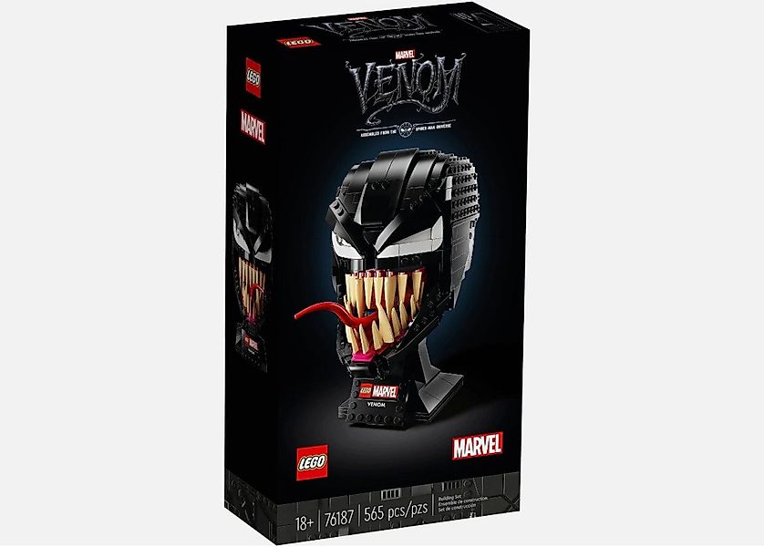 LEGO® 76187 Venom Maske Spider Man Marvel Konstruktionsspielsteine, (565 St günstig online kaufen