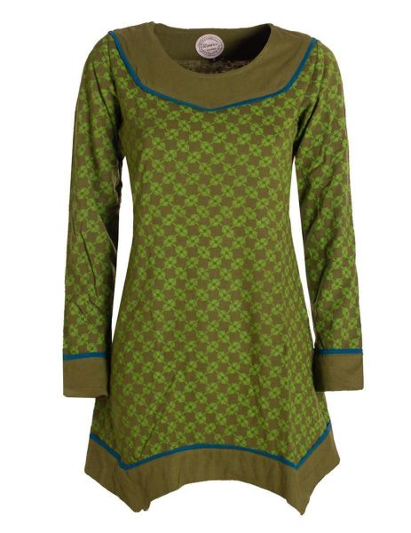 Vishes Tunikakleid Langarm Damen Tunika Shirt-Kleid günstig online kaufen