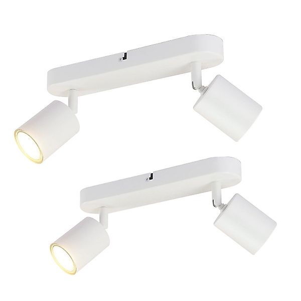 Nettlife Deckenstrahler Weiß Wohnzimmer 1/2/3/4/5/6 Flammig günstig online kaufen