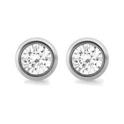 Zeeme Paar Ohrstecker "Edelstahl mit weißem Zirkonia 6mm" günstig online kaufen
