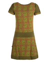 Vishes Tunikakleid Damen Longshirt-Kleid kurzarm Mini-Kleid günstig online kaufen