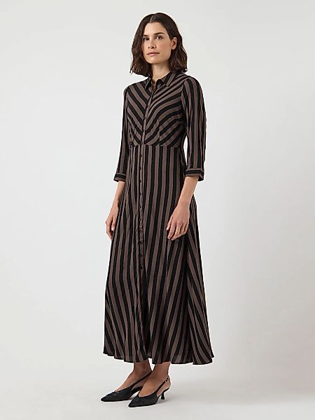 Y.A.S Hemdblusenkleid "YASSAVANNA LONG SHIRT DRESS", Sommerkleid, mit 3/4 Ä günstig online kaufen